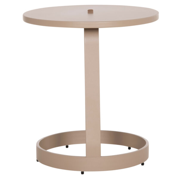 ΤΡΑΠΕΖΙ ΒΟΗΘΗΤΙΚΟ ΕΞ.ΧΩΡΟΥ MINO HM6432.03 ΑΛΟΥΜΙΝΙΟ & ΣΧΟΙΝΙ ΚΑΠΟΥΤΣΙΝΟ Φ47x53Υεκ - Image 5