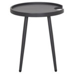 ΤΡΑΠΕΖΙ ΒΟΗΘΗΤΙΚΟ ΣΤΡΟΓΓΥΛΟ ΕΞ.ΧΩΡΟΥ TEROC HM6433.01 ΑΛΟΥΜΙΝΙΟ ΓΚΡΙ Φ47x53Υεκ - Image 3