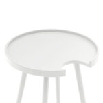 ΤΡΑΠΕΖΙ ΒΟΗΘΗΤΙΚΟ ΣΤΡΟΓΓΥΛΟ ΕΞ.ΧΩΡΟΥ TEROC HM6433.02 ΑΛΟΥΜΙΝΙΟ ΛΕΥΚΟ Φ47x53Υεκ - Image 3