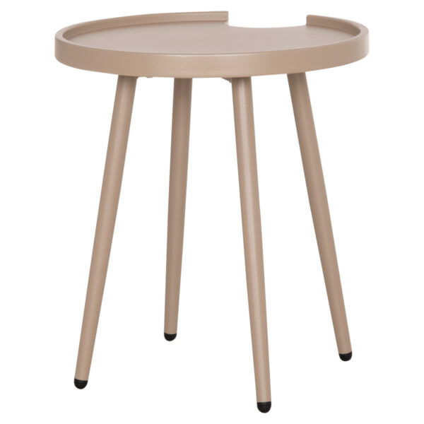 ΤΡΑΠΕΖΙ ΒΟΗΘΗΤΙΚΟ ΣΤΡΟΓΓΥΛΟ ΕΞ.ΧΩΡΟΥ TEROC HM6433.03 ΑΛΟΥΜΙΝΙΟ ΚΑΠΟΥΤΣΙΝΟ Φ47x53Υεκ - Image 5