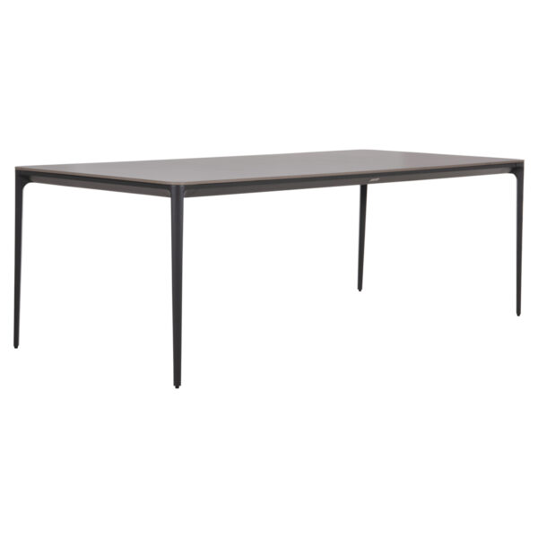 ΤΡΑΠΕΖΙ ΤΡΑΠΕΖΑΡΙΑΣ STAD HM6558.01 ΓΚΡΙ ΑΛΟΥΜΙΝΙΟ & SINTERED STONE TOP 220x100x75Υεκ - Image 4
