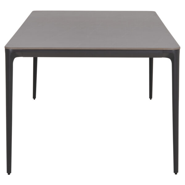 ΤΡΑΠΕΖΙ ΤΡΑΠΕΖΑΡΙΑΣ STAD HM6558.01 ΓΚΡΙ ΑΛΟΥΜΙΝΙΟ & SINTERED STONE TOP 220x100x75Υεκ - Image 5