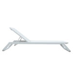 ΞΑΠΛΩΣΤΡΑ ΑΛΟΥΜΙΝΙΟΥ MARIMAR HM6562.02 ΣΚΕΛΕΤΟΣ & TEXTILENE ΛΕΥΚΟ 220x67.5x31.5Υεκ - Image 3