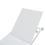 ΞΑΠΛΩΣΤΡΑ ΑΛΟΥΜΙΝΙΟΥ MARIMAR HM6562.02 ΣΚΕΛΕΤΟΣ & TEXTILENE ΛΕΥΚΟ 220x67.5x31.5Υεκ - Image 5