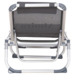 ΞΑΠΛΩΣΤΡΑ ΠΑΡΑΛΙΑΣ ΑΛΟΥΜΙΝΙΟΥ ΒΑΡ.ΤΥΠΟΥ ALMIRA HM5054.10 ΓΚΡΙ TEXTILENE 187x59x78Υεκ - Image 6