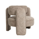 GRADA SMALL ΠΟΛΥΘΡΟΝΑ BEIGE 79x85x70.5cm 01-3587 - Image 5