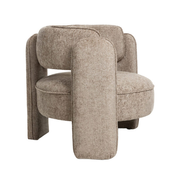 GRADA SMALL ΠΟΛΥΘΡΟΝΑ BEIGE 79x85x70.5cm 01-3587 - Image 5
