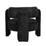 GRADA SMALL ΠΟΛΥΘΡΟΝΑ ΜΑΥΡΟ 79x85x70.5cm 01-3589 - Image 6