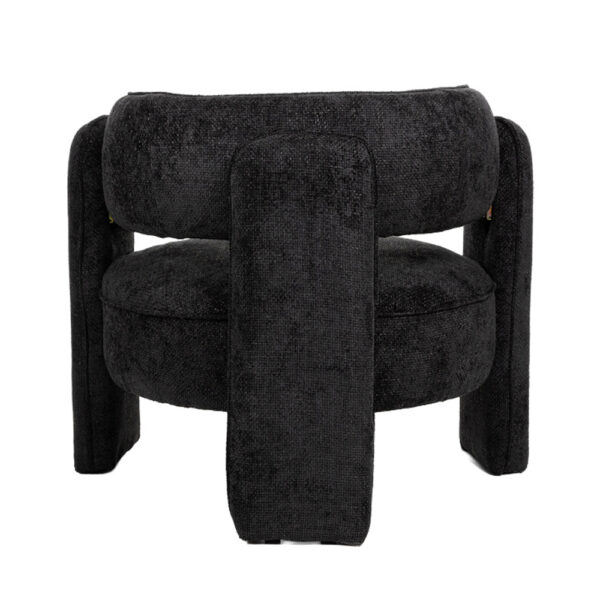 GRADA SMALL ΠΟΛΥΘΡΟΝΑ ΜΑΥΡΟ 79x85x70.5cm 01-3589 - Image 6