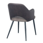 ASCOT ΚΑΡΕΚΛΑ ΚΑΦΕ ΣΚΟΥΡΟ 60x63.5x79 03-1064 - Image 8