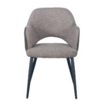 ASCOT ΚΑΡΕΚΛΑ ΚΑΦΕ ΣΚΟΥΡΟ 60x63.5x79 03-1064 - Image 9