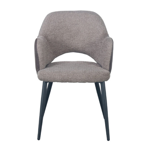 ASCOT ΚΑΡΕΚΛΑ ΚΑΦΕ ΣΚΟΥΡΟ 60x63.5x79 03-1064 - Image 9