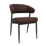 CROI ΚΑΡΕΚΛΑ BORDEAUX ΜΑΥΡΟ 59x54x78cm 03-1250