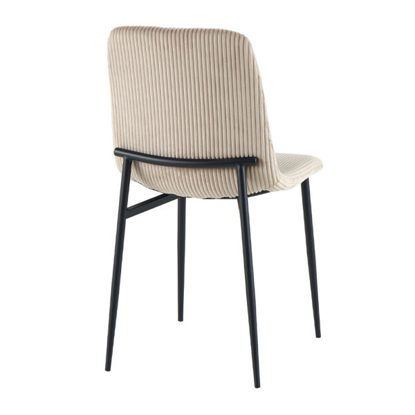 TESSERA ΚΑΡΕΚΛΑ BEIGE ΜΑΥΡΟ 54x44.5x87cm 03-1284 - Image 5