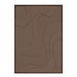 OASIS REFUGE ΠΙΝΑΚΑΣ ΔΙΑΚΟΣΜΗΣΗΣ 80x120x4cm MDF TERRACOTTA PVC ΦΥΛΛΟ ΚΑΦΕ 031350 - Image 3