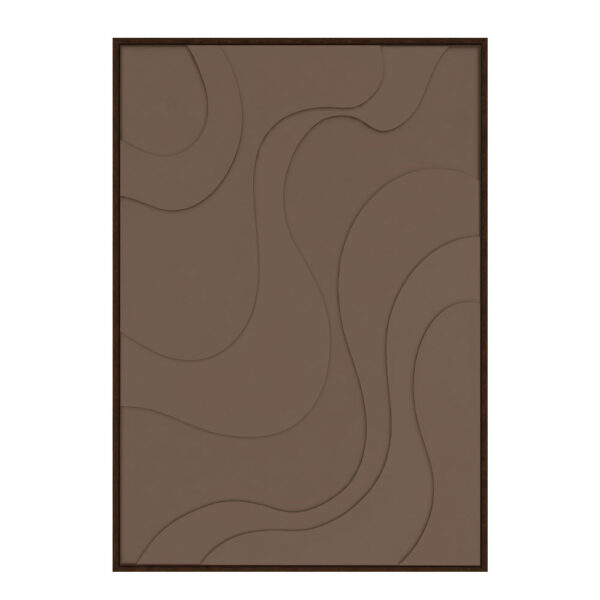 OASIS REFUGE ΠΙΝΑΚΑΣ ΔΙΑΚΟΣΜΗΣΗΣ 80x120x4cm MDF TERRACOTTA PVC ΦΥΛΛΟ ΚΑΦΕ 031350 - Image 3