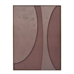 CARNELIAN ΠΙΝΑΚΑΣ ΔΙΑΚΟΣΜΗΣΗΣ 80x120x4cm ΚΑΜΒΑΣ ΚΑΦΕ PVC ΦΥΛΛΟ ΚΑΦΕ 031353 - Image 3
