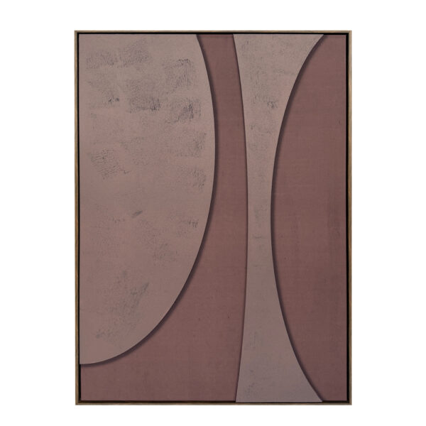 CARNELIAN ΠΙΝΑΚΑΣ ΔΙΑΚΟΣΜΗΣΗΣ 80x120x4cm ΚΑΜΒΑΣ ΚΑΦΕ PVC ΦΥΛΛΟ ΚΑΦΕ 031353 - Image 3