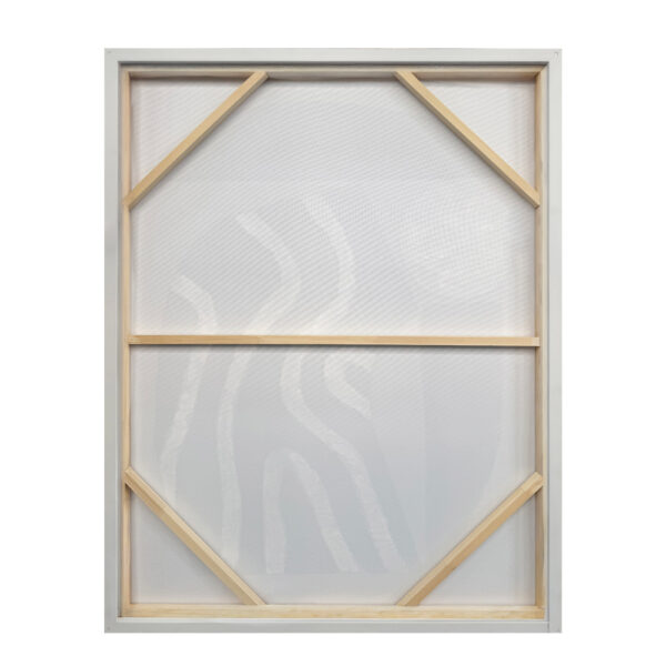 SLATE A ΠΙΝΑΚΑΣ ΔΙΑΚΟΣΜΗΤΙΚΟΣ ΜΕ ΚΟΡΝΙΖΑ 75x100x4cm ΚΑΜΒΑΣ ΛΑΔΙ ΜΠΕΖ ΛΕΥΚΟ PS 033029 - Image 7