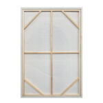 VOID B ΠΙΝΑΚΑΣ ΔΙΑΚΟΣΜΗΤΙΚΟΣ ΜΕ ΚΟΡΝΙΖΑ 80x120x4cm ΚΑΜΒΑΣ ΜΠΕΖ ΛΑΔΙ PS 033032 - Image 6