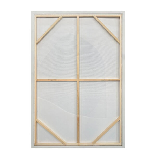VOID B ΠΙΝΑΚΑΣ ΔΙΑΚΟΣΜΗΤΙΚΟΣ ΜΕ ΚΟΡΝΙΖΑ 80x120x4cm ΚΑΜΒΑΣ ΜΠΕΖ ΛΑΔΙ PS 033032 - Image 6