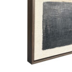 SQUARE ΠΙΝΑΚΑΣ ΔΙΑΚΟΣΜΗΤΙΚΟΣ ΜΕ ΚΟΡΝΙΖΑ 80x120x4cm ΚΑΜΒΑΣ ΜΠΕΖ ΜΑΥΡΟ ΚΑΦΕ PS 033033 - Image 4