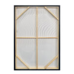 AMIT A ΠΙΝΑΚΑΣ ΔΙΑΚΟΣΜΗΤΙΚΟΣ ΜΕ ΚΟΡΝΙΖΑ 80x120x4cm ΚΑΜΒΑΣ ΜΠΕΖ ΛΕΥΚΟ ΜΑΥΡΟ PS 033034 - Image 6