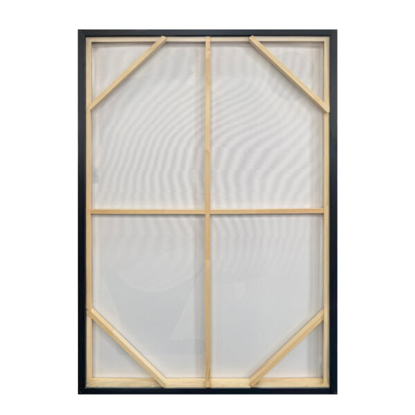 AMIT A ΠΙΝΑΚΑΣ ΔΙΑΚΟΣΜΗΤΙΚΟΣ ΜΕ ΚΟΡΝΙΖΑ 80x120x4cm ΚΑΜΒΑΣ ΜΠΕΖ ΛΕΥΚΟ ΜΑΥΡΟ PS 033034 - Image 6