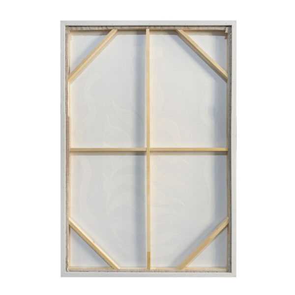 WHEAT ΠΙΝΑΚΑΣ ΔΙΑΚΟΣΜΗΤΙΚΟΣ ΜΕ ΚΟΡΝΙΖΑ 80x120x4cm ΚΑΜΒΑΣ ΜΠΕΖ ΛΕΥΚΟ PS 034667 - Image 5