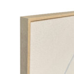 RHYTHM A ΠΙΝΑΚΑΣ ΔΙΑΚΟΣΜΗΤΙΚΟΣ ΜΕ ΚΟΡΝΙΖΑ 80x120x4cm ΚΑΜΒΑΣ ΜΠΕΖ ΛΕΥΚΟ PS 034668 - Image 2