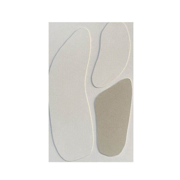 RHYTHM A ΠΙΝΑΚΑΣ ΔΙΑΚΟΣΜΗΤΙΚΟΣ ΜΕ ΚΟΡΝΙΖΑ 80x120x4cm ΚΑΜΒΑΣ ΜΠΕΖ ΛΕΥΚΟ PS 034668 - Image 3