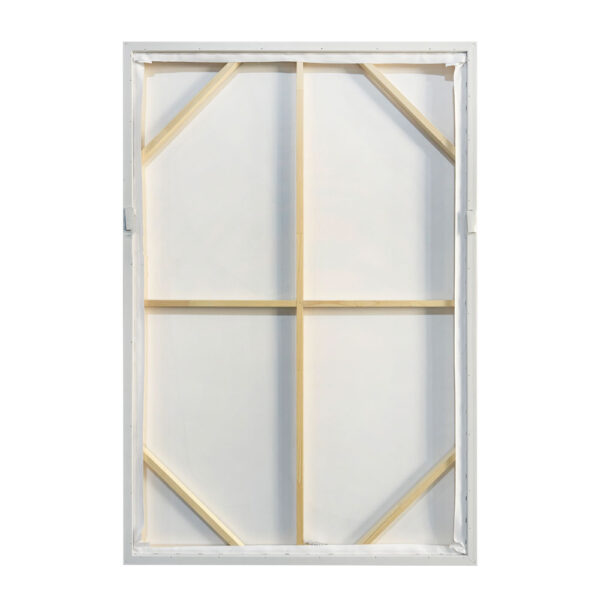 RHYTHM A ΠΙΝΑΚΑΣ ΔΙΑΚΟΣΜΗΤΙΚΟΣ ΜΕ ΚΟΡΝΙΖΑ 80x120x4cm ΚΑΜΒΑΣ ΜΠΕΖ ΛΕΥΚΟ PS 034668 - Image 5