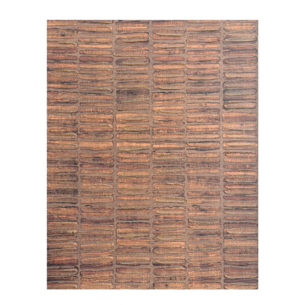 PLOW ΠΙΝΑΚΑΣ ΔΙΑΚΟΣΜΗΣΗΣ 60x90x4cm ΚΑΜΒΑΣ ΚΑΦΕ ΣΚΟΥΡΟ MDF 035042 - Image 2