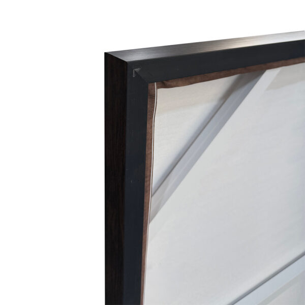 PLOW ΠΙΝΑΚΑΣ ΔΙΑΚΟΣΜΗΣΗΣ 60x90x4cm ΚΑΜΒΑΣ ΚΑΦΕ ΣΚΟΥΡΟ MDF 035042 - Image 4