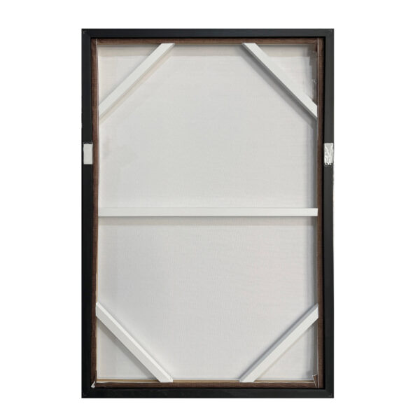 PLOW ΠΙΝΑΚΑΣ ΔΙΑΚΟΣΜΗΣΗΣ 60x90x4cm ΚΑΜΒΑΣ ΚΑΦΕ ΣΚΟΥΡΟ MDF 035043 - Image 5