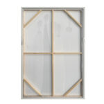 TRINITY ΠΙΝΑΚΑΣ ΔΙΑΚΟΣΜΗΣΗΣ 80x120x4cm ΚΑΜΒΑΣ OFF WHITE STONE GREY ΞΥΛΟ ΓΚΡΙ 035045 - Image 5