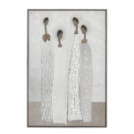 TRINITY ΠΙΝΑΚΑΣ ΔΙΑΚΟΣΜΗΣΗΣ 80x120x4cm ΚΑΜΒΑΣ OFF WHITE STONE GREY ΞΥΛΟ ΚΑΦΕ ΑΝΟΙΧΤΟ 035046