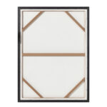 CONTRAST ΠΙΝΑΚΑΣ ΔΙΑΚΟΣΜΗΣΗΣ 60x80x3.2cm ΚΑΜΒΑΣ ΑΣΠΡΟ ΜΑΥΡΟ MDF ΜΑΥΡΟ 035050 - Image 4