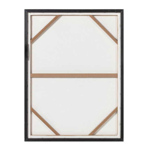 CONTRAST ΠΙΝΑΚΑΣ ΔΙΑΚΟΣΜΗΣΗΣ 60x80x3.2cm ΚΑΜΒΑΣ ΑΣΠΡΟ ΜΑΥΡΟ MDF ΜΑΥΡΟ 035050 - Image 4