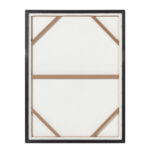 CONTRAST ΠΙΝΑΚΑΣ ΔΙΑΚΟΣΜΗΣΗΣ 60x80x3.2cm ΚΑΜΒΑΣ ΑΣΠΡΟ ΜΑΥΡΟ MDF ΜΑΥΡΟ 035051 - Image 4