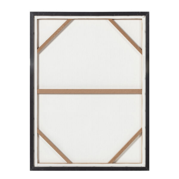 CONTRAST ΠΙΝΑΚΑΣ ΔΙΑΚΟΣΜΗΣΗΣ 60x80x3.2cm ΚΑΜΒΑΣ ΑΣΠΡΟ ΜΑΥΡΟ MDF ΜΑΥΡΟ 035051 - Image 4