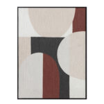 ROVA ΠΙΝΑΚΑΣ ΔΙΑΚΟΣΜΗΣΗΣ 60x80x3.2cm ΚΑΜΒΑΣ ΠΟΛΥΧΡΩΜΟ MDF ΜΑΥΡΟ 035055