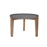 ORRIN COFFEE TABLE ΚΑΦΕ ΦΥΣΙΚΟ 73x73x48cm 04-1034