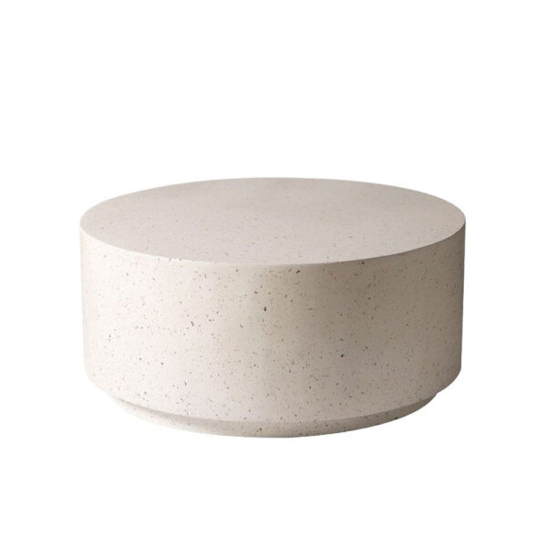 WHEEL COFFEE TABLE TERRAZZO 90x90x41.5cm 04-1207 - Image 2