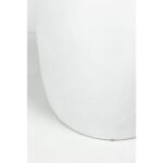 LITHOS OVAL SIDE TABLE ΛΕΥΚΟ 62x43.5x53cm 04-1232 - Image 5