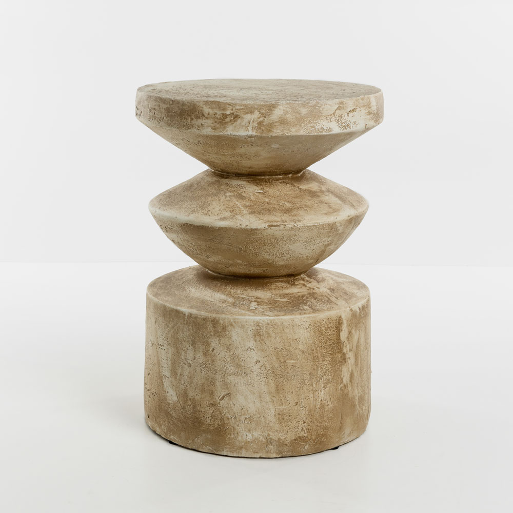 04-1248-bA44y-first-_1 SANDY SIDE TABLE ΚΑΦΕ ΑΝΟΙΧΤΟ 38.5x38.5x51cm 04-1248 - Image 1
