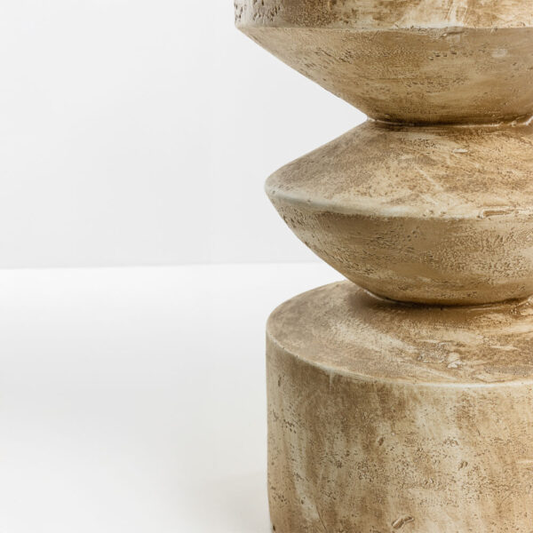 SANDY SIDE TABLE ΚΑΦΕ ΑΝΟΙΧΤΟ 38.5x38.5x51cm 04-1248 - Image 3