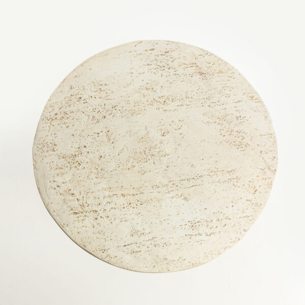 POROS COFFEE TABLE BEIGE 65x65x43cm 04-1251 - Image 2