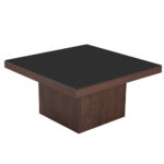 NUEZ COFFEE TABLE ΚΑΡΥΔΙ ΜΑΥΡΟ 79x79x40cm 04-1311 - Image 7