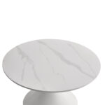 ICE COFFEE TABLE SET 2ΤΕΜ ΑΣΠΡΟ ΑΣΠΡΟ 70x70x40cm 04-1326 - Image 9